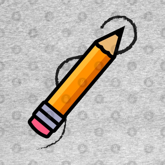 Simplistic School Pencil by DaTacoX